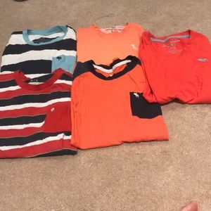5 set abercrombie kids 13/14 short sleeve tshirts